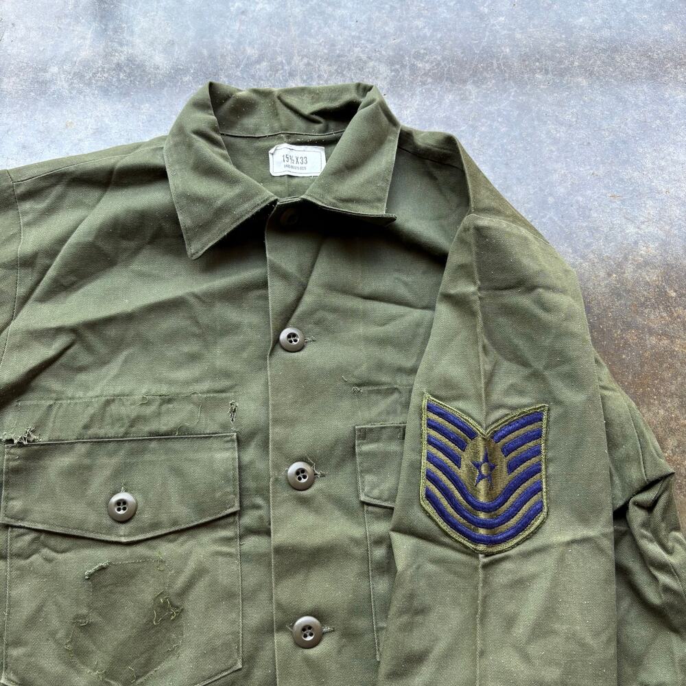 Vintage 60's Og-507 Us Military Vietnam Shirt - image 4